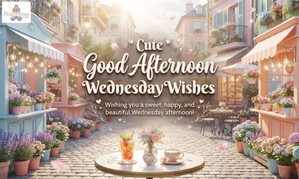 Cute Good Afternoon Wednesday Wishes