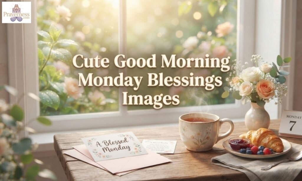 Cute Good Morning Monday Blessings Images