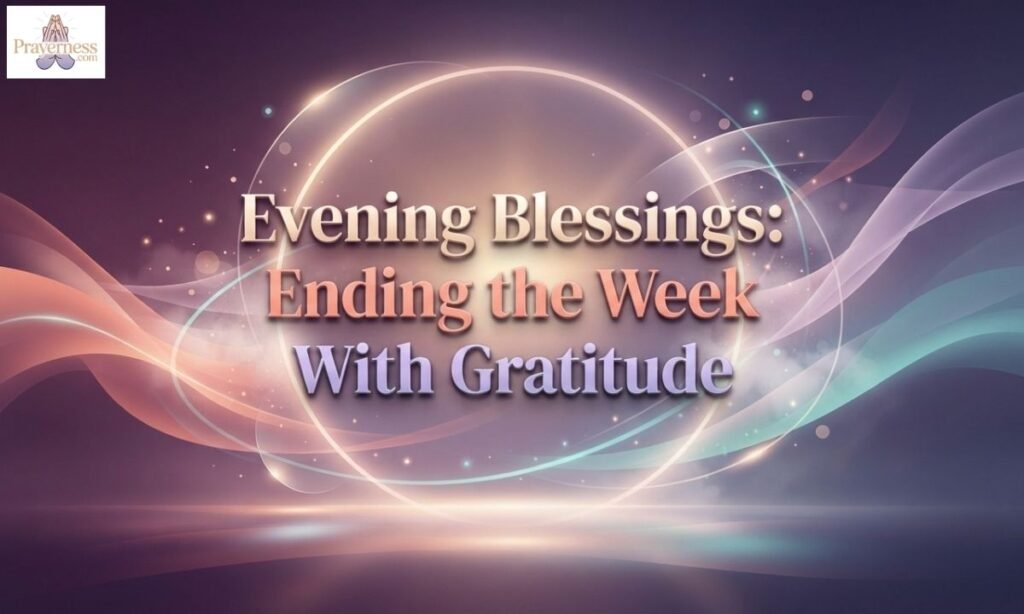Evening Blessings Ending the Week With Gratitude