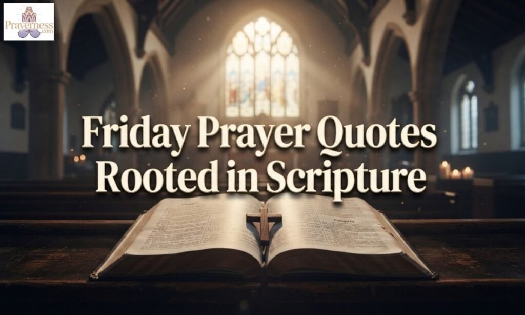 Friday Prayer Quotes Rooted in Scripture