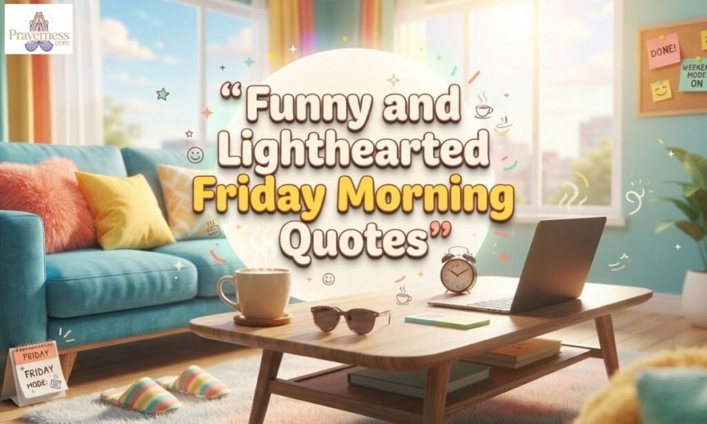 Funny and Lighthearted Friday Morning Quotes