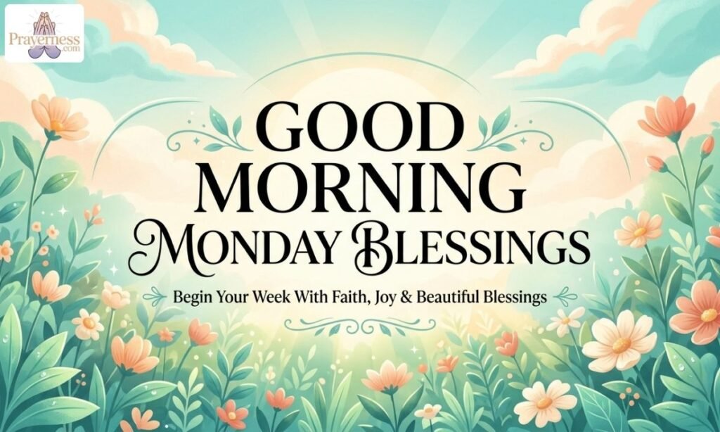 Good Morning Monday Blessings