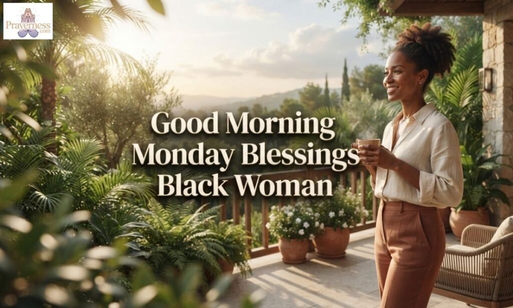 Good Morning Monday Blessings Black Woman