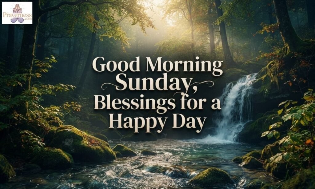 Good Morning Sunday, Blessings for a Happy Day