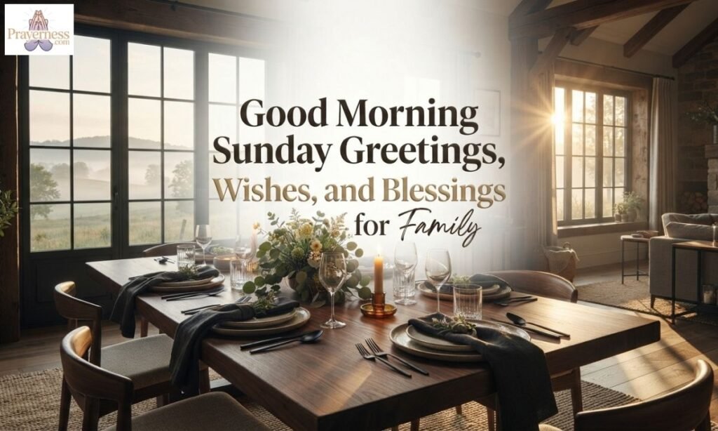 Good Morning Sunday Greetings, Wishes, and Blessings for Family
