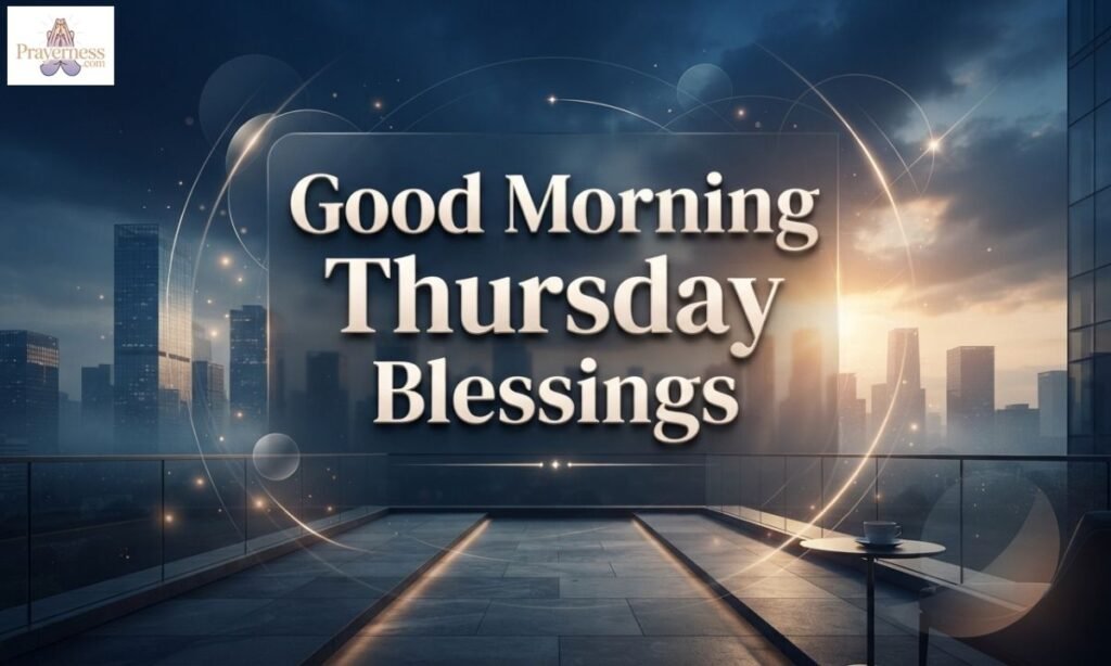 Good Morning Thursday Blessings