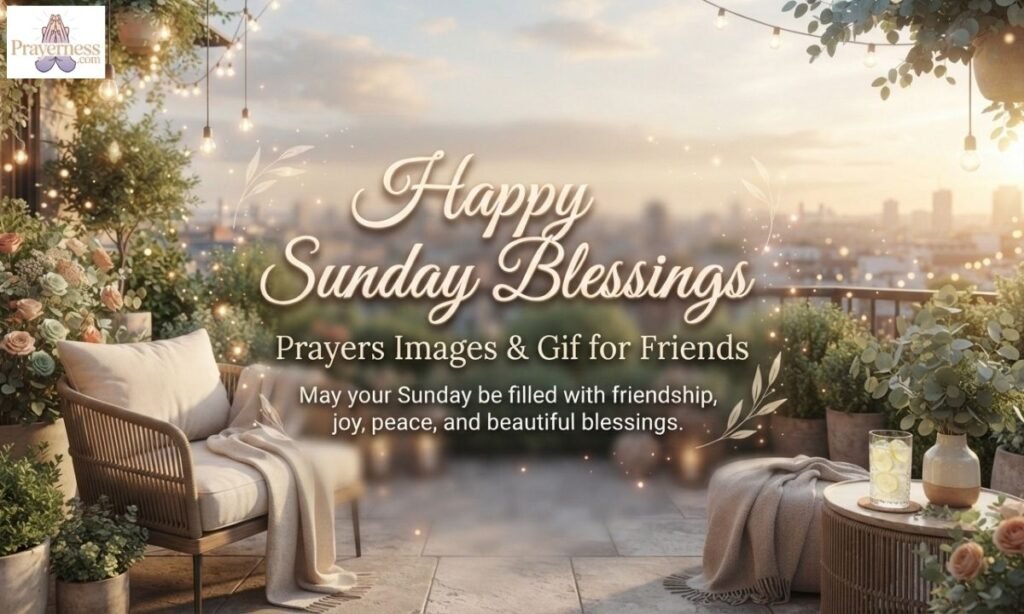 Happy Sunday Blessings Prayers Images & Gif for Friends Free