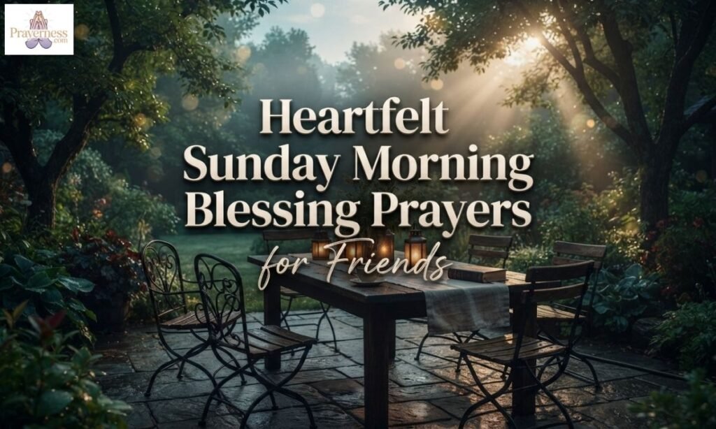Heartfelt Sunday Morning Blessing Prayers for Friends
