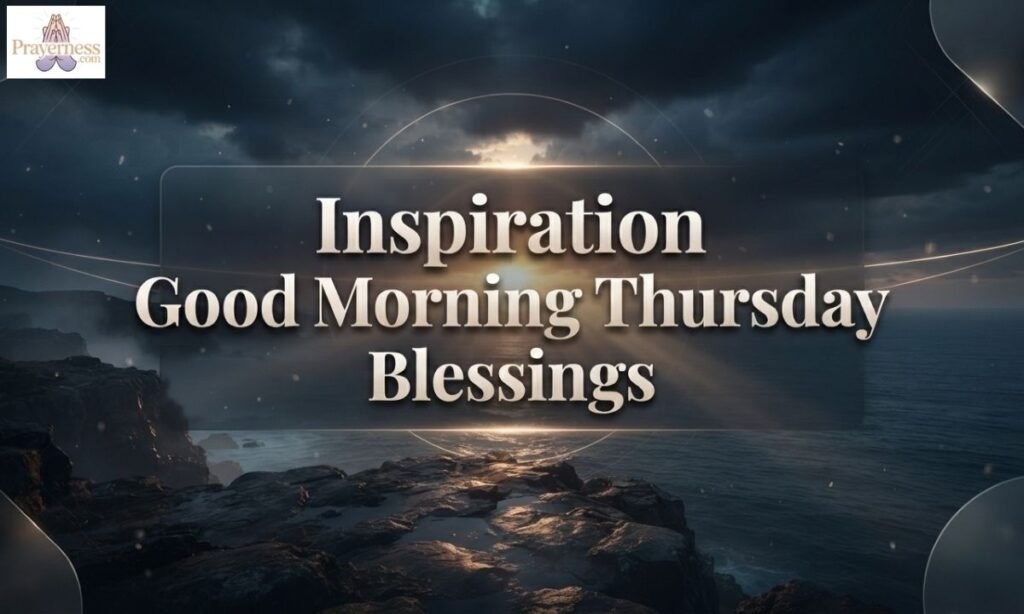 Inspiration Good Morning Thursday Blessings