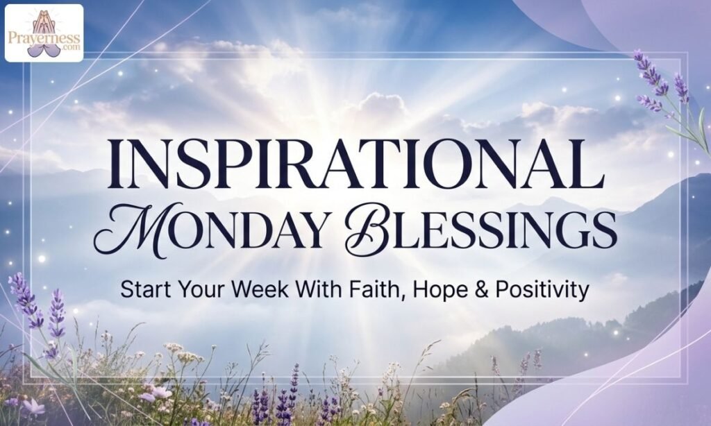 Inspirational Monday Blessings