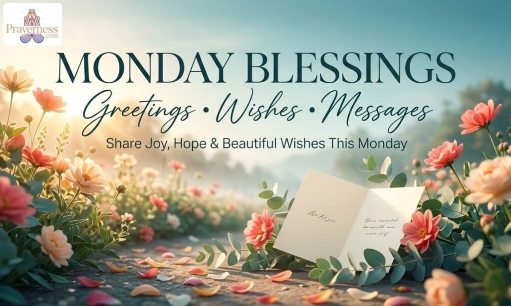 Monday Blessings, Greetings, Wishes & Messages