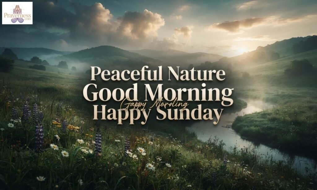 Peaceful Nature Good Morning Happy Sunday
