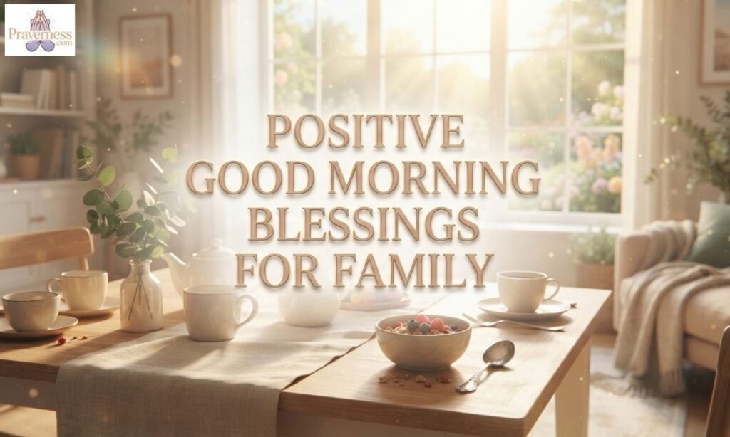 Positive Good Morning Blessings for Family