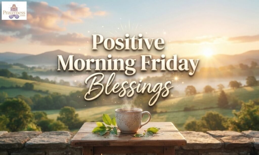 Positive Good Morning Friday Blessings