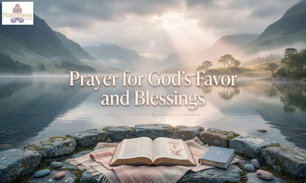 Prayer for Gods Favor and Blessings