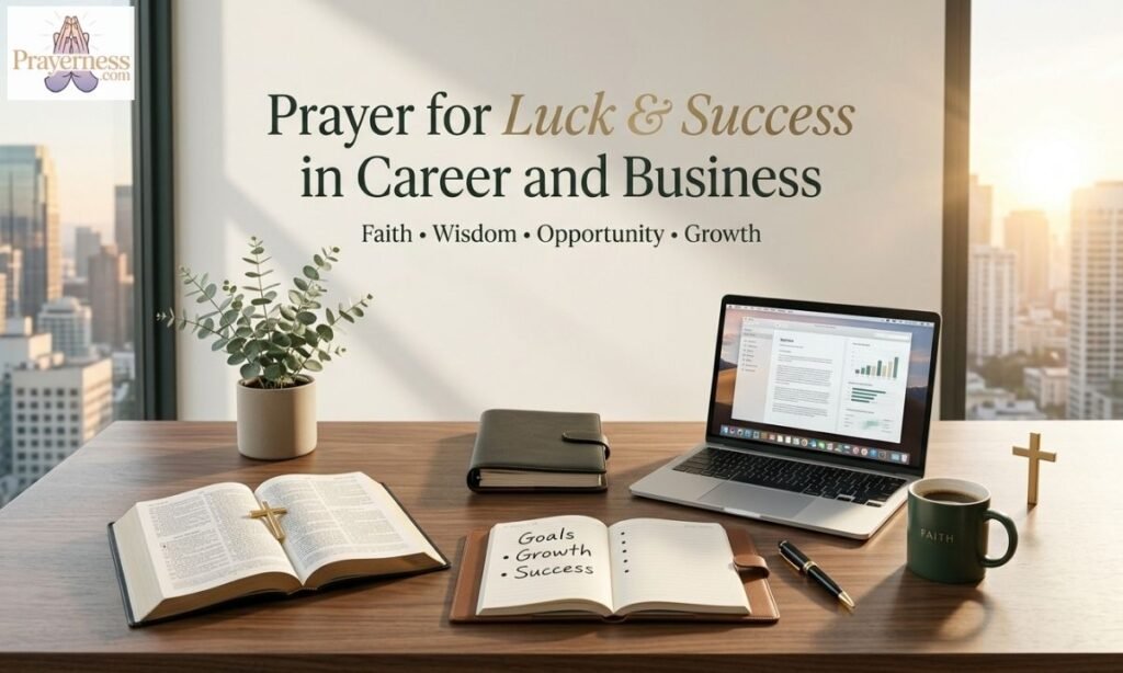 Prayer for Luck and Success in Career and Business