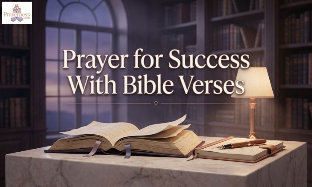 Prayer for Success With Bible Verses