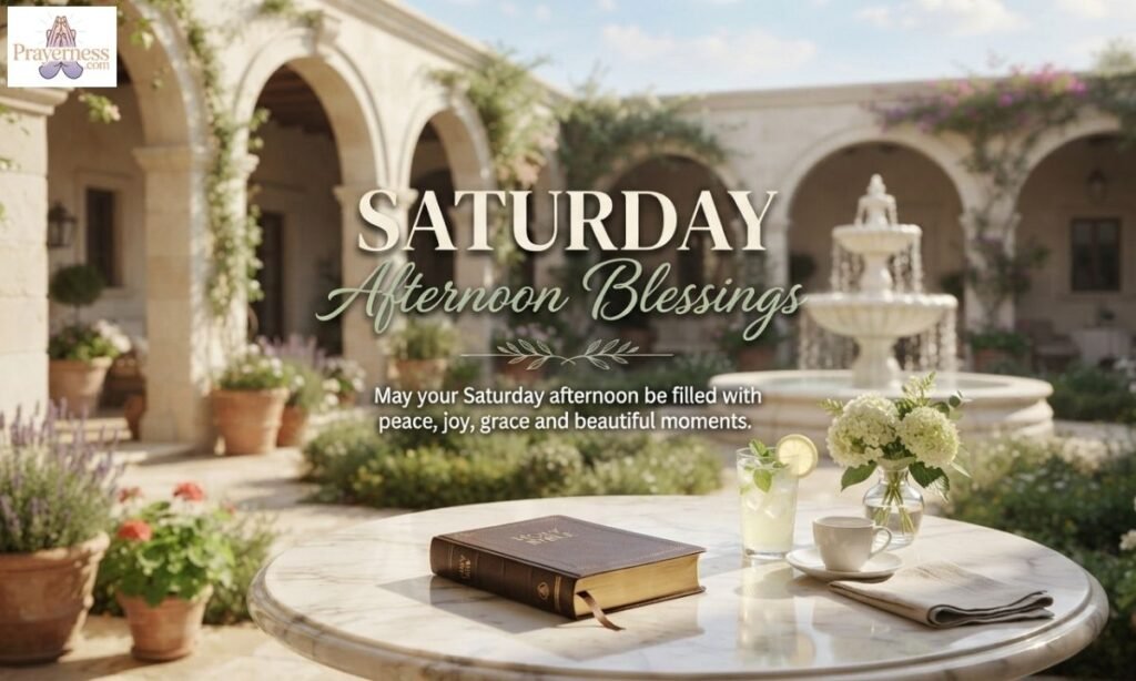 Saturday Afternoon Blessings