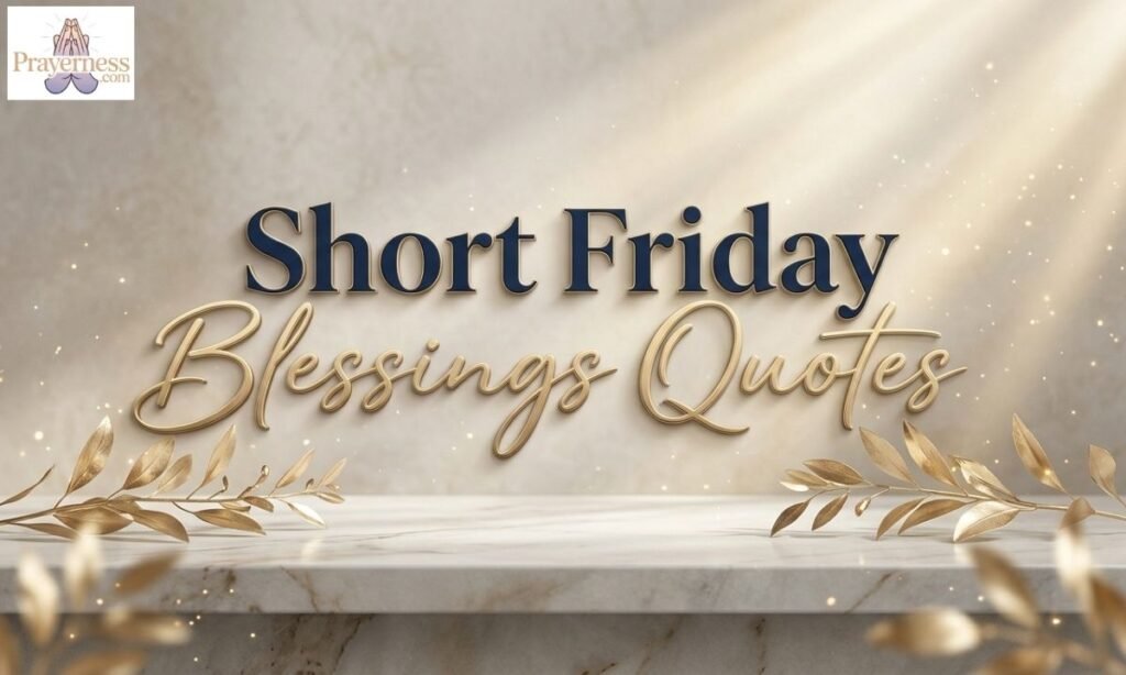 Short Friday Blessings Quotes