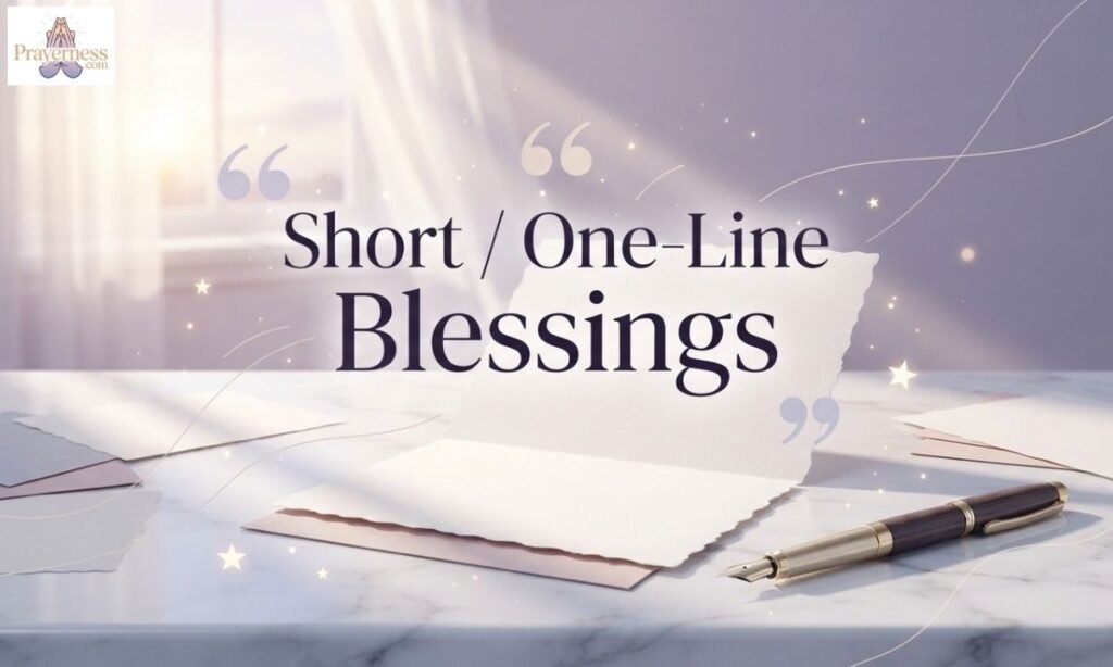 Short One-Line Blessings