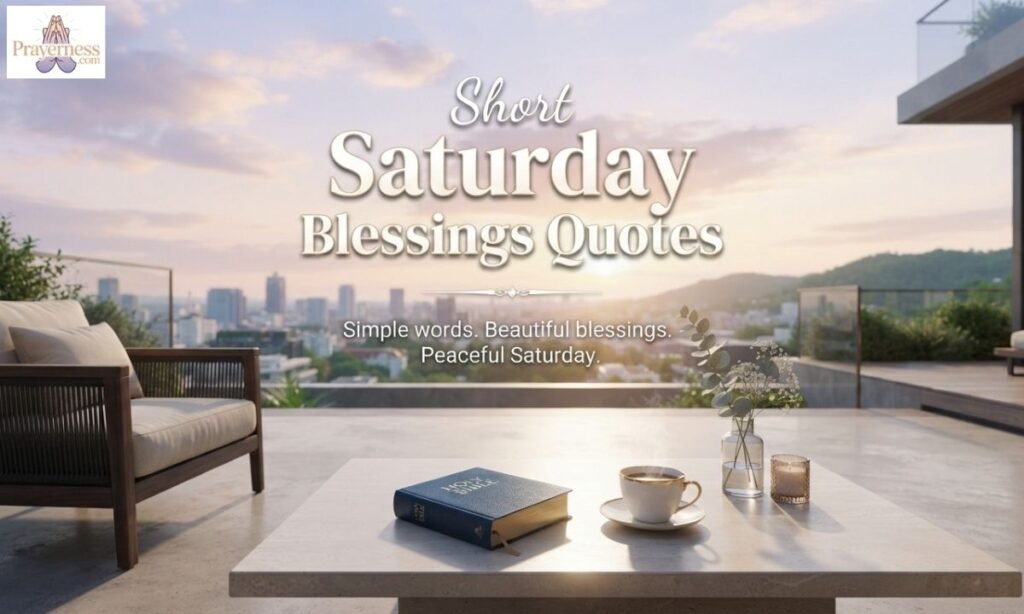 Short Saturday Blessings Quotes
