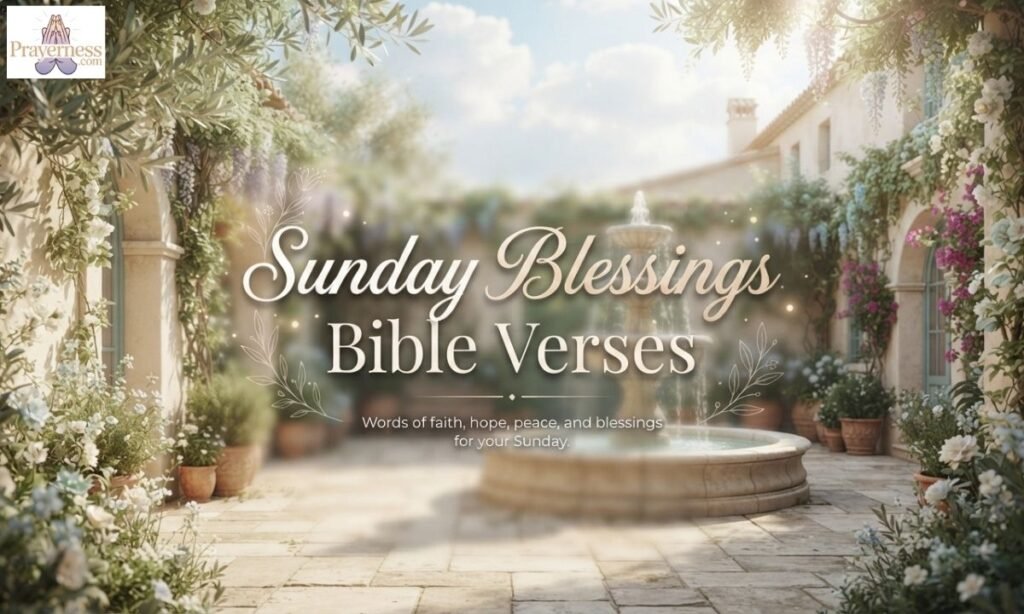Sunday Blessings Bible Verses