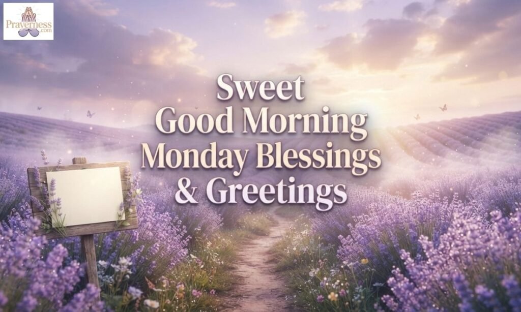 Sweet Good Morning Monday Blessings & Greetings