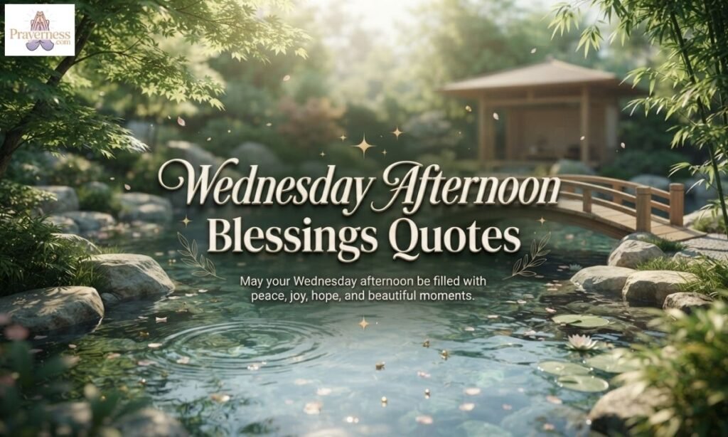 Wednesday Afternoon Blessings Quotes