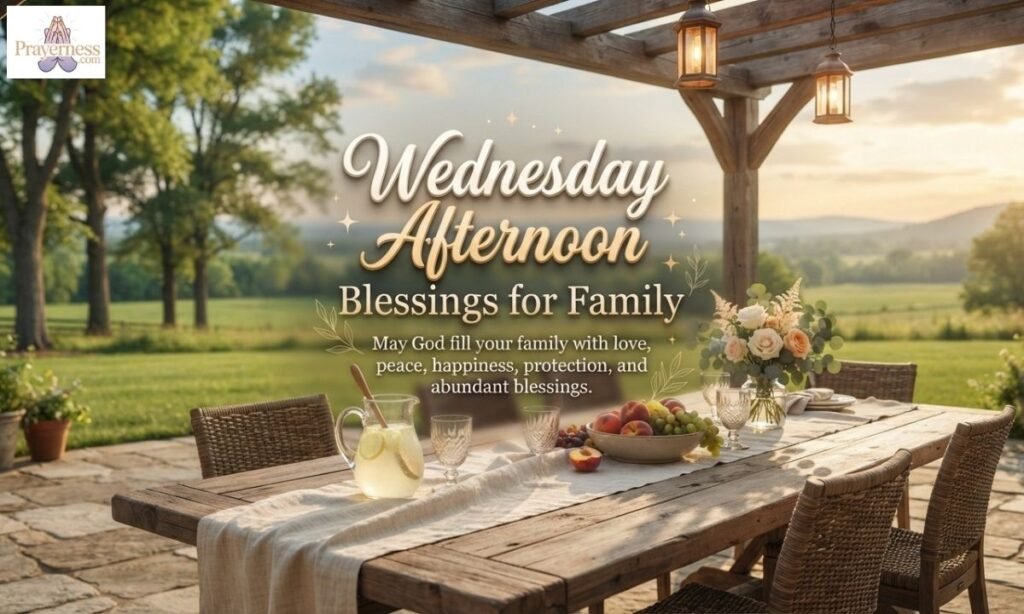 Wednesday Afternoon Blessings for Family