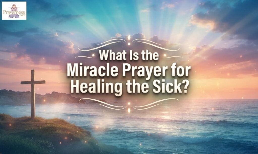 What Is the Miracle Prayer For Healing the Sick