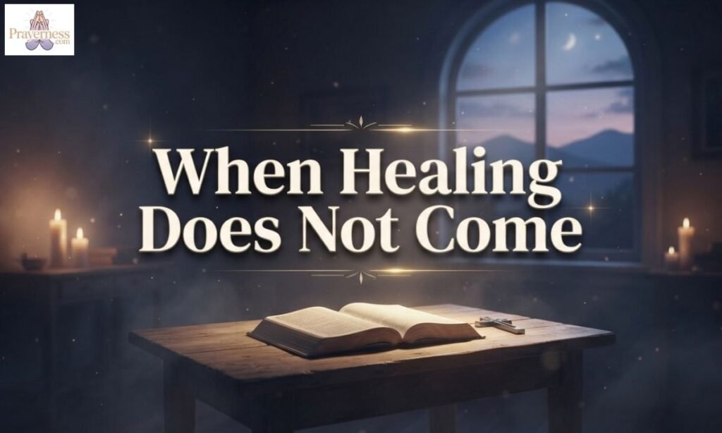When Healing Does Not Come