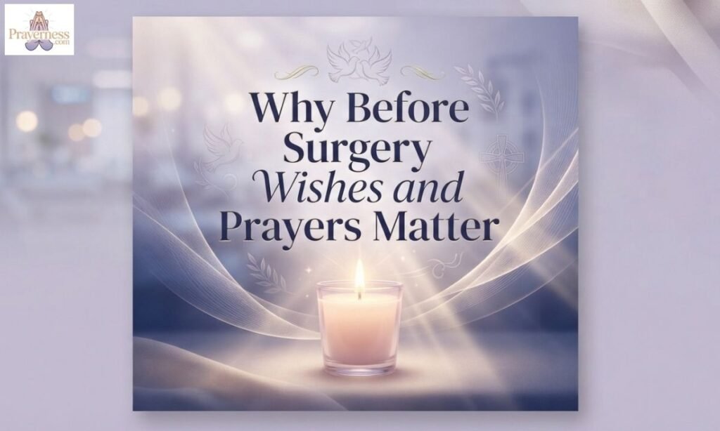 Why Before Surgery Wishes and Prayers Matter