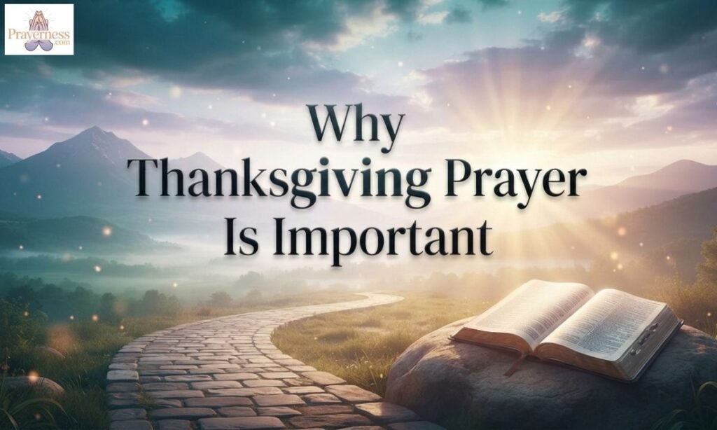 Why Thanksgiving Prayer Is Important