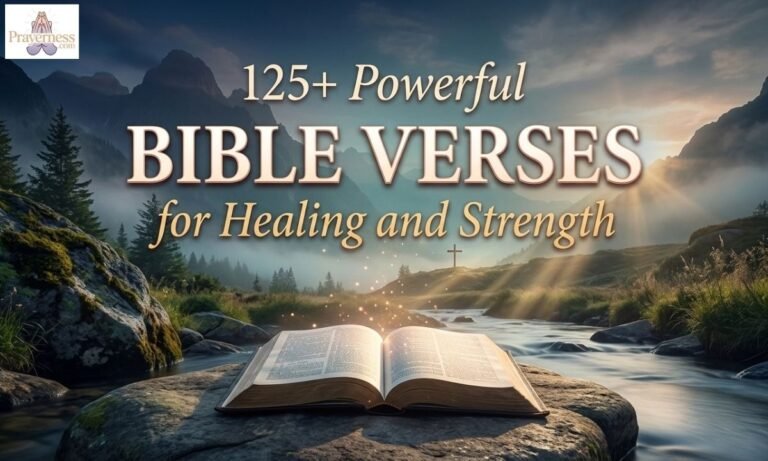 125+ Powerful Bible Verses for Healing and Strength