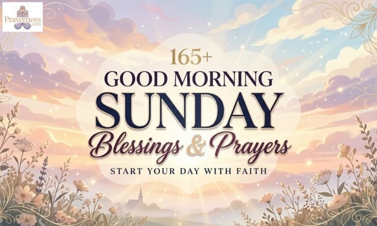 165+ Good Morning Sunday Blessings & Prayers Start Your Day with Faith