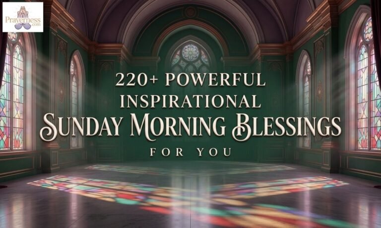 220+ Powerful Inspirational Sunday Morning Blessings For You