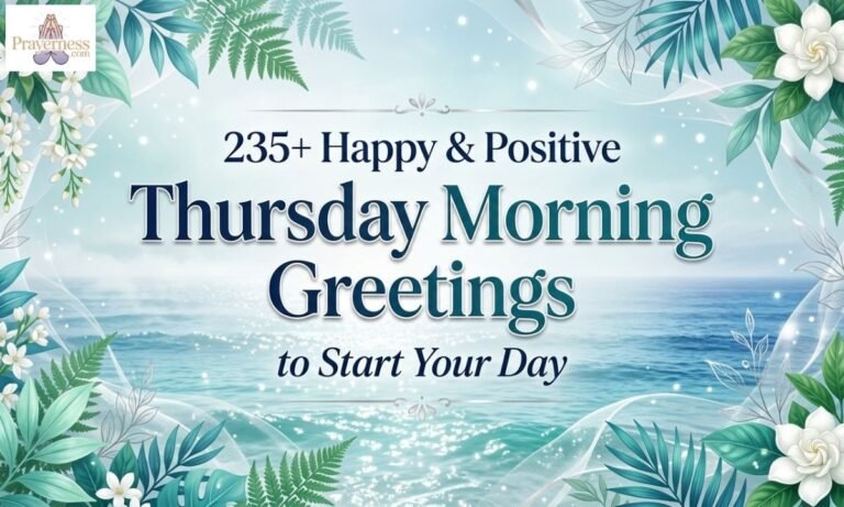 235+ Happy & Positive Thursday Morning Greetings to Start Your Day 