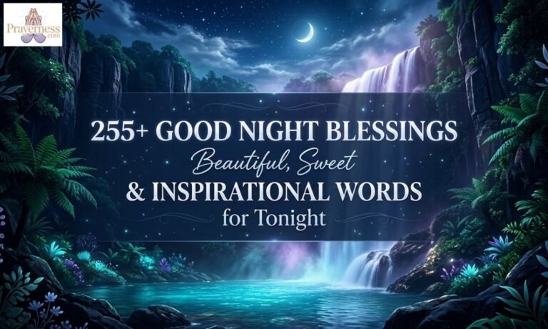 255+ Good Night Blessings Beautiful, Sweet & Inspirational Words for Tonight