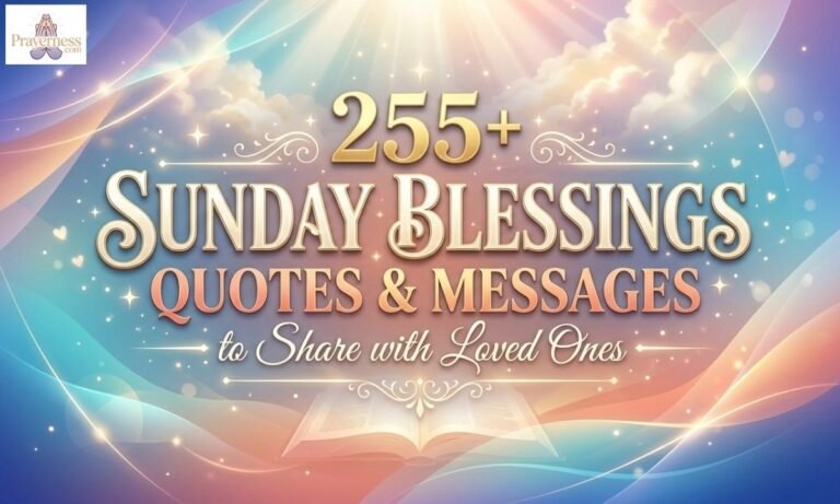 255+ Sunday Blessings Quotes & Messages to Share with Loved Ones