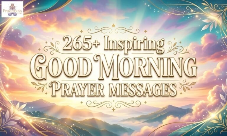 265+ Inspiring Good Morning Prayer Messages to Share with Family & Friends