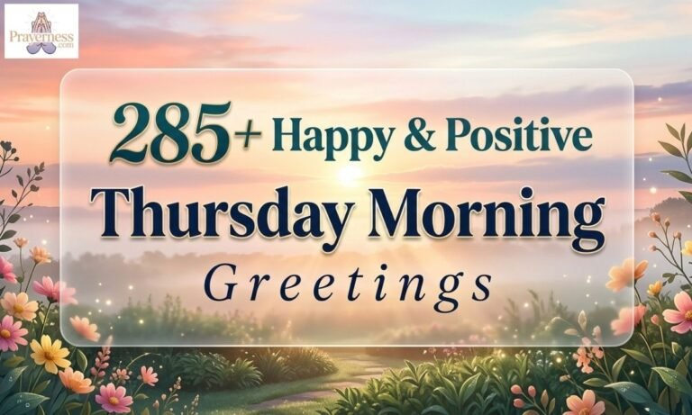 285+ Happy & Positive Thursday Morning Greetings