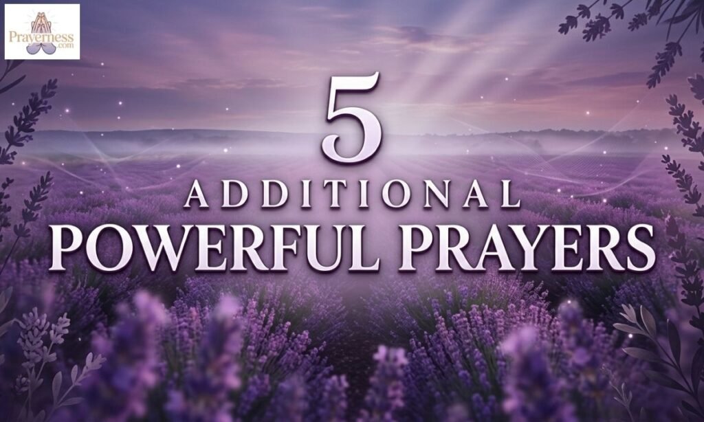 5 Additional Powerful Prayers