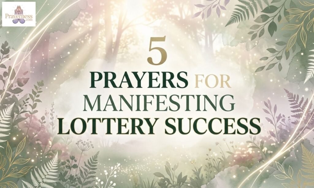 5 Prayers for Manifesting Lottery Success