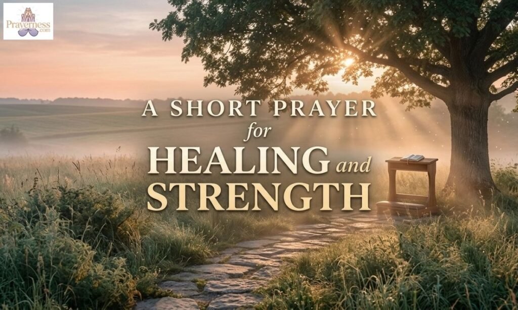 A Short Prayer for Healing and Strength