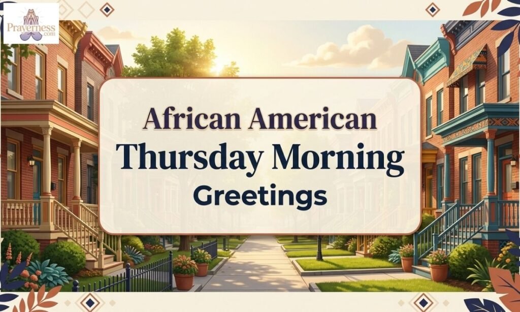 African American Thursday Morning Greetings