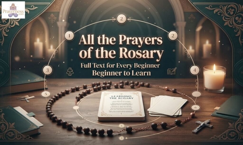 All the Prayers of the Rosary Full Text for Every Beginner to Learn