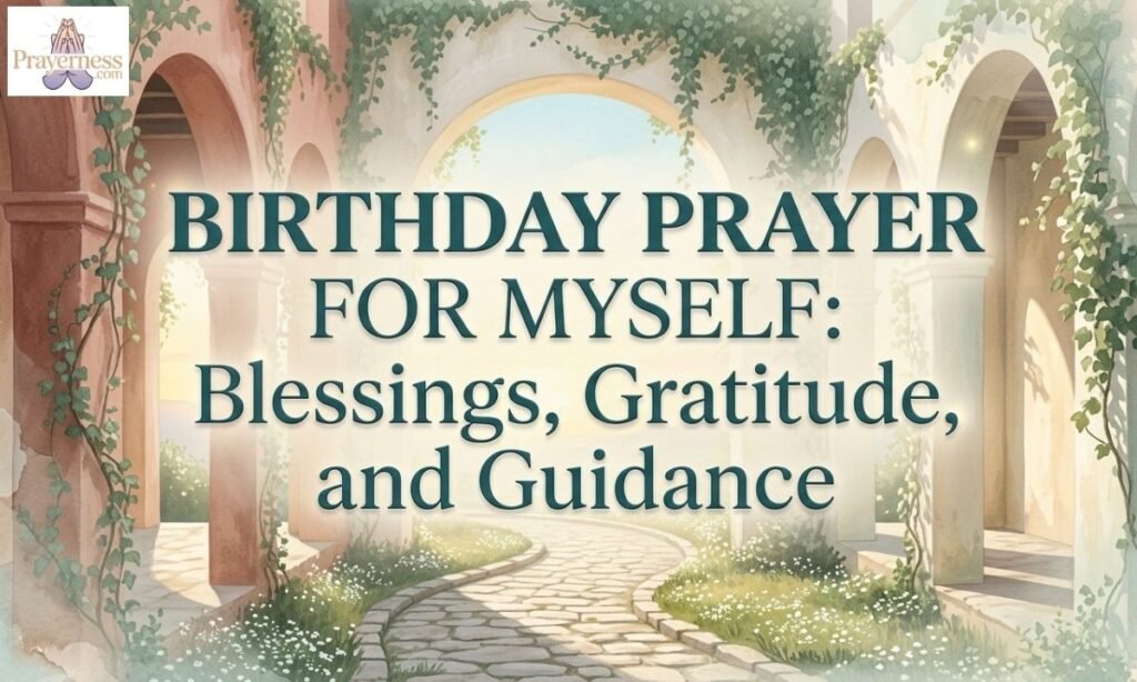 Birthday Prayer for Myself Blessings, Gratitude, and Guidance