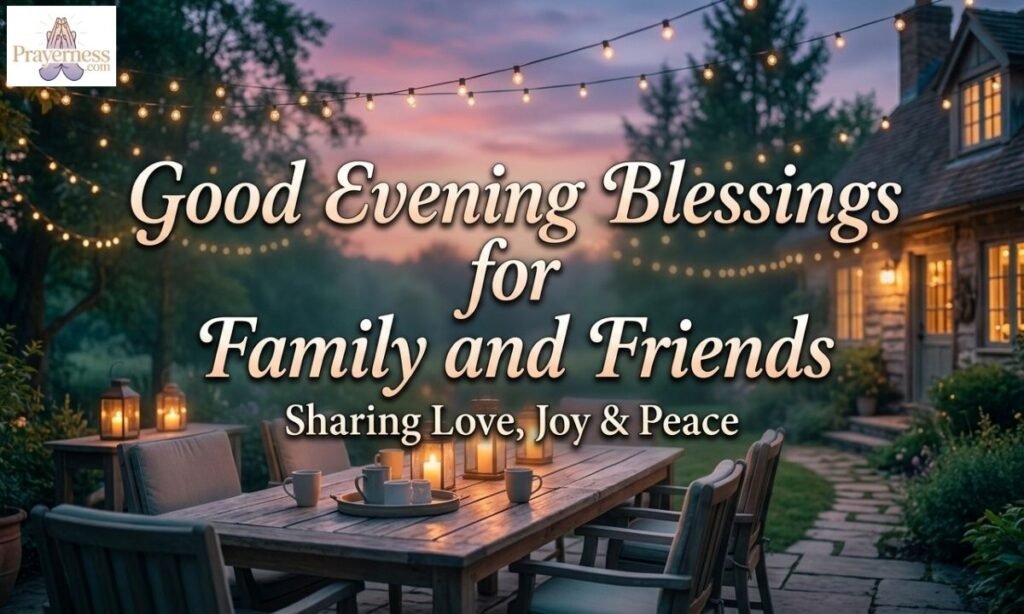Good Evening Blessings for Family and Friends