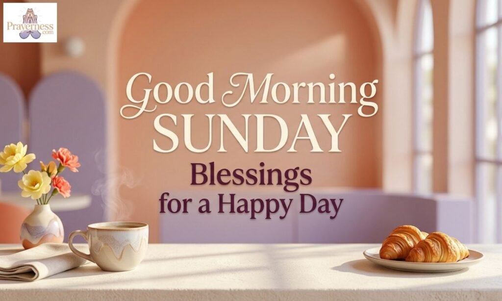 Good Morning Sunday, Blessings for a Happy Day