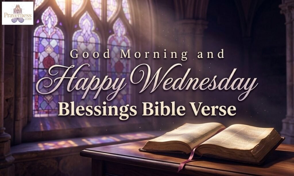 Good Morning and Happy Wednesday Blessings Bible Verse